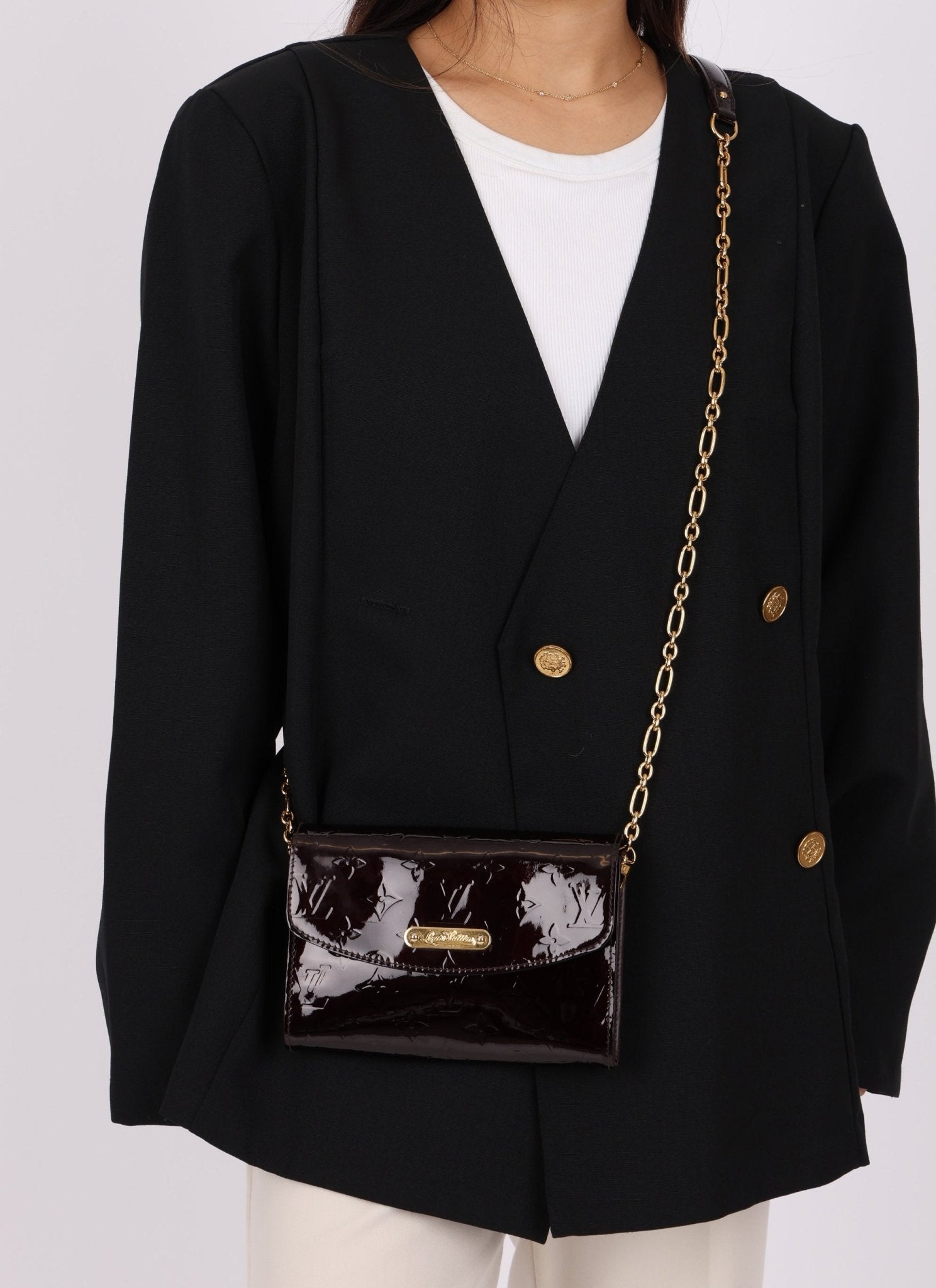 Louis Vuitton Vernis Bel Air Pochette - FashioNica