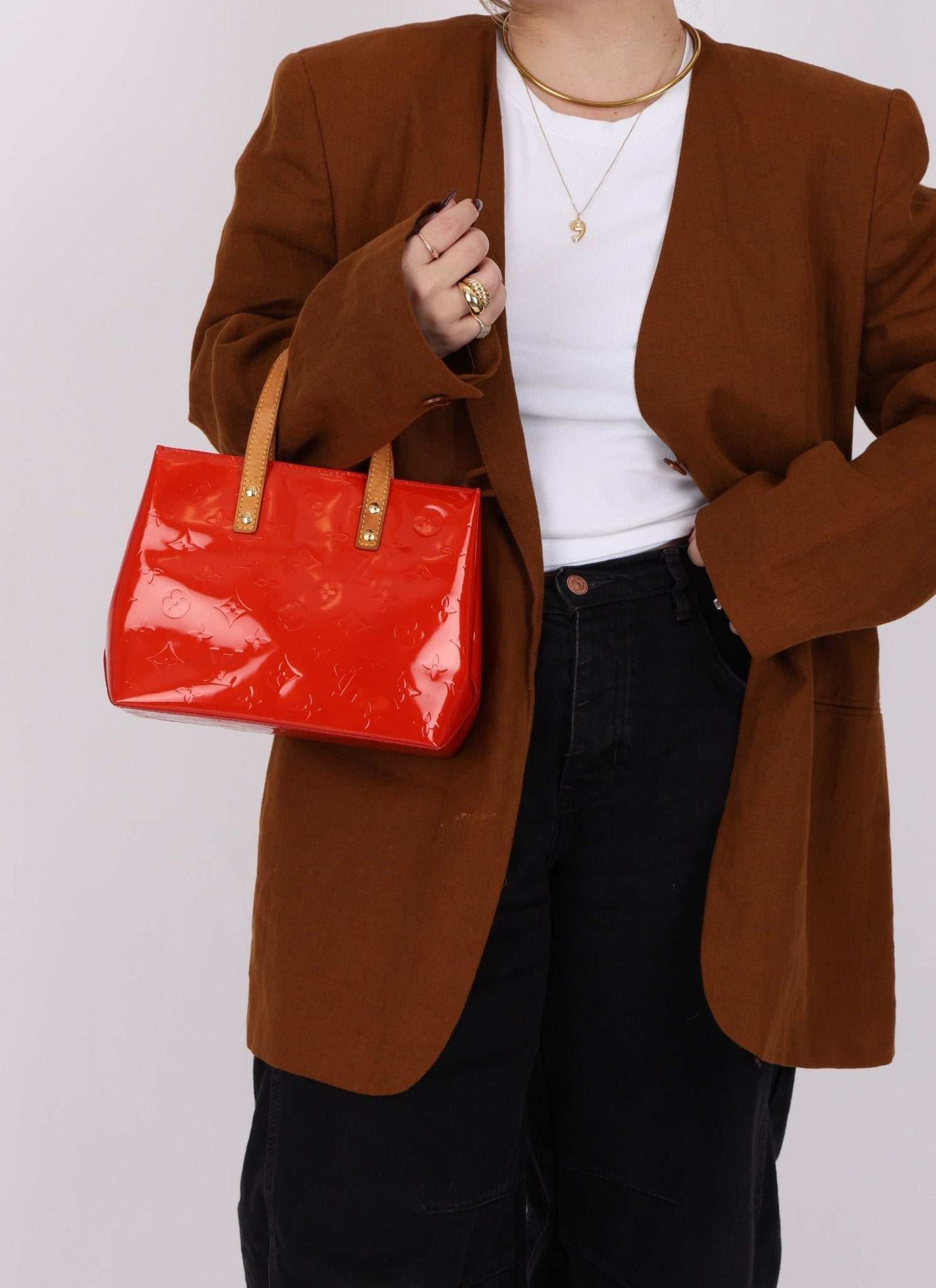 Louis Vuitton Vernis Reed PM Tote Bag - FashioNica