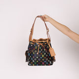 Louis Vuitton x Takashi Murakami Monogram Noir Multicolor Petit Noe - FashioNica