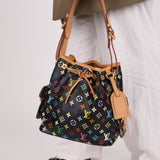 Louis Vuitton x Takashi Murakami Monogram Noir Multicolor Petit Noe - FashioNica