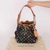 Louis Vuitton x Takashi Murakami Monogram Noir Multicolor Petit Noe - FashioNica