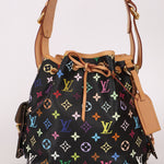 Louis Vuitton x Takashi Murakami Monogram Noir Multicolor Petit Noe - FashioNica
