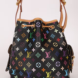 Louis Vuitton x Takashi Murakami Monogram Noir Multicolor Petit Noe - FashioNica