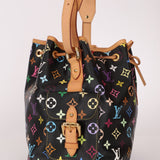 Louis Vuitton x Takashi Murakami Monogram Noir Multicolor Petit Noe - FashioNica