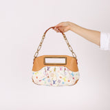 Louis Vuitton x Takashi Murakami Multicolor Blanc Judy PM - FashioNica