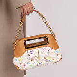 Louis Vuitton x Takashi Murakami Multicolor Blanc Judy PM - FashioNica