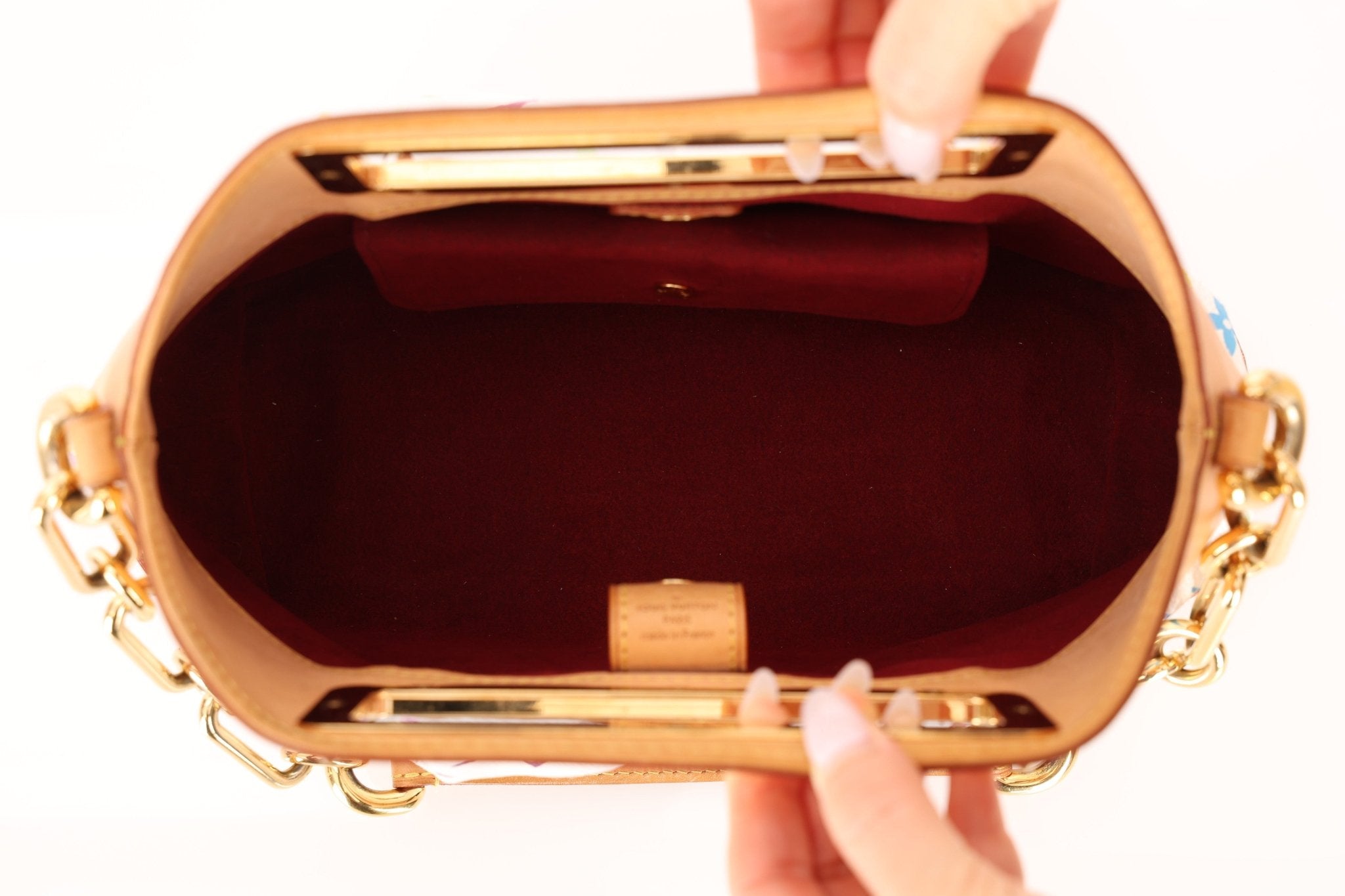 Louis Vuitton x Takashi Murakami Multicolor Blanc Judy PM - FashioNica