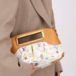 Louis Vuitton x Takashi Murakami Multicolor Blanc Judy PM - FashioNica