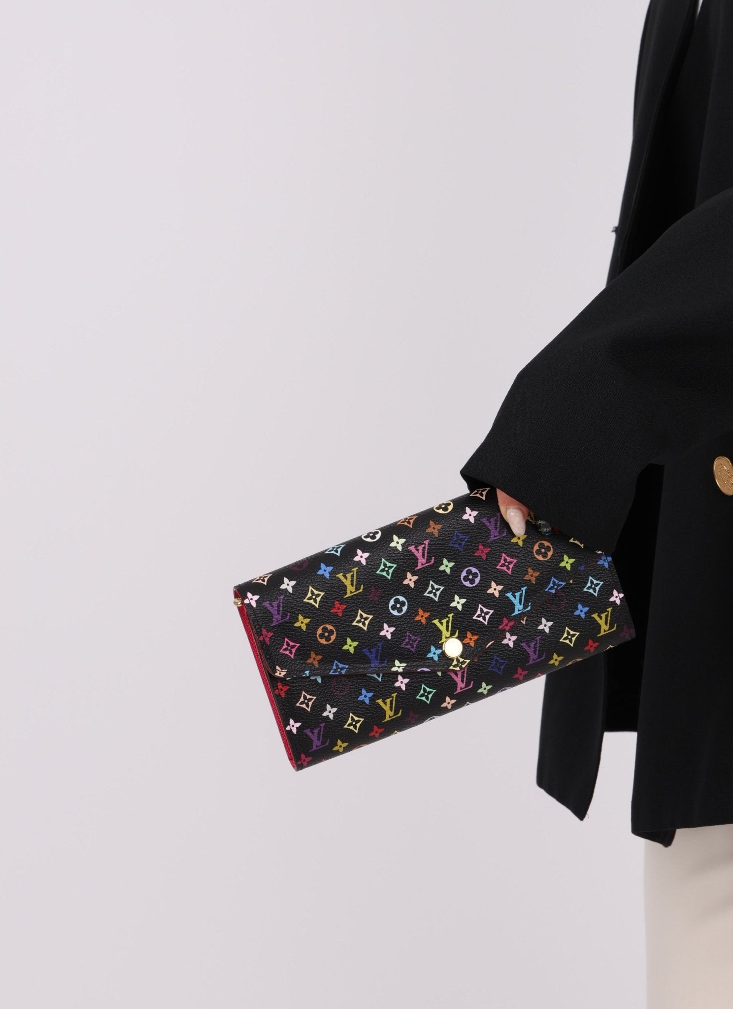 Louis Vuitton x Takashi Murakami Multicolor Envelope Wallet - FashioNica