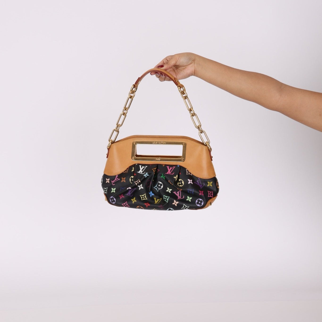 Louis Vuitton x Takashi Murakami Noir Judy PM - FashioNica