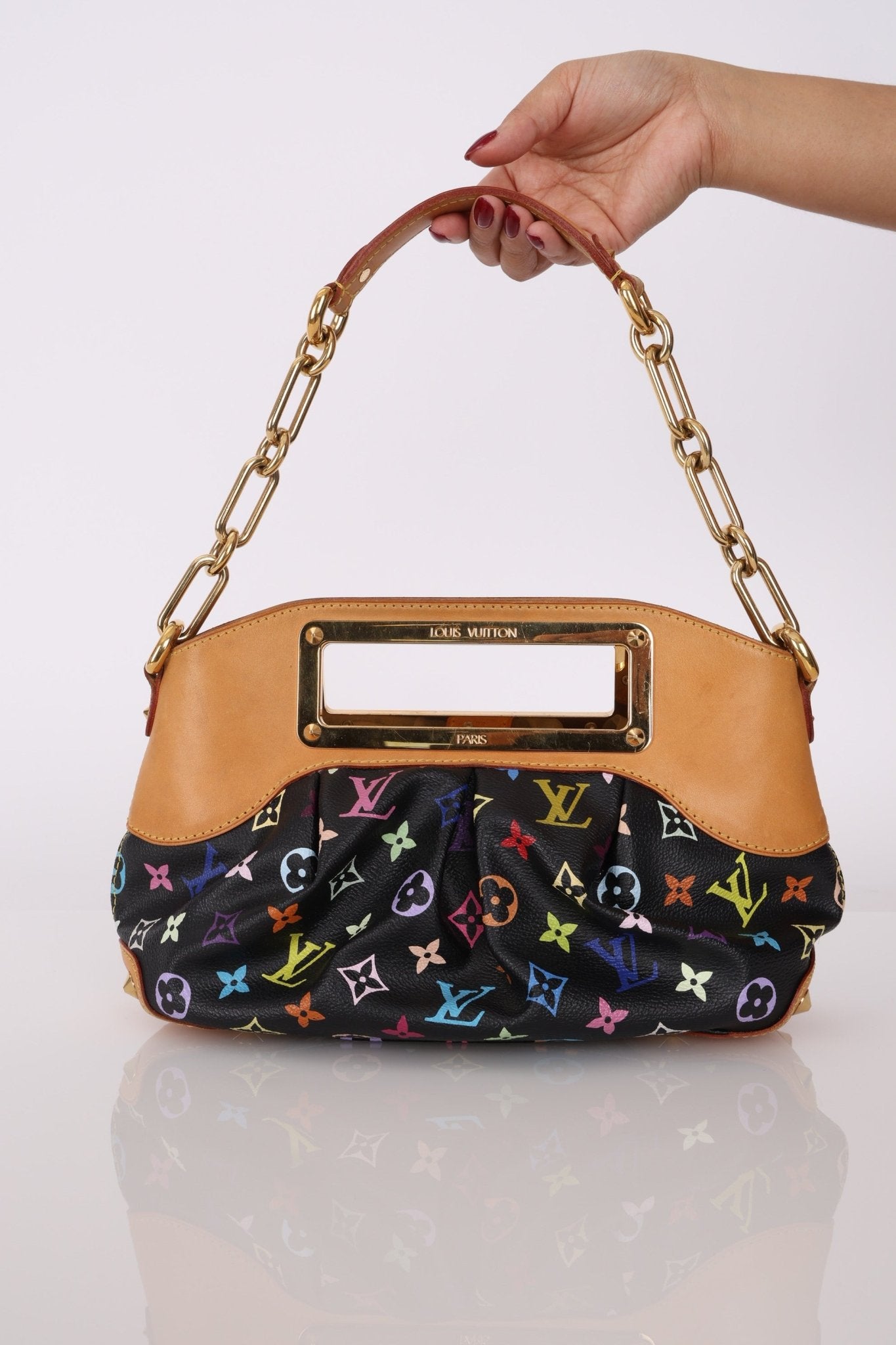 Louis Vuitton x Takashi Murakami Noir Judy PM - FashioNica