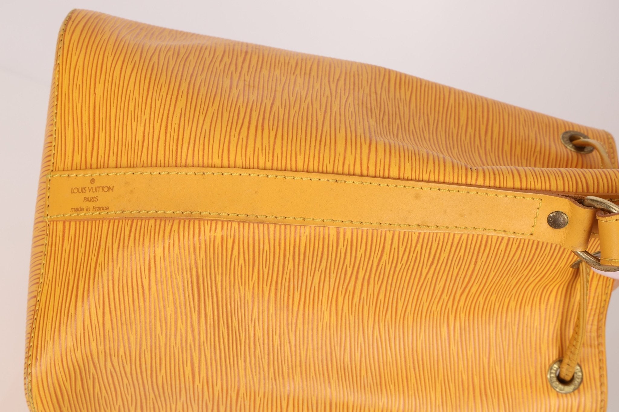 Louis Vuitton Yellow Epi Petit Noe - FashioNica