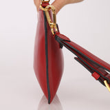 Miu Miu Bordeaux Soft Carnella Clutch - FashioNica