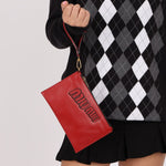 Miu Miu Bordeaux Soft Carnella Clutch - FashioNica