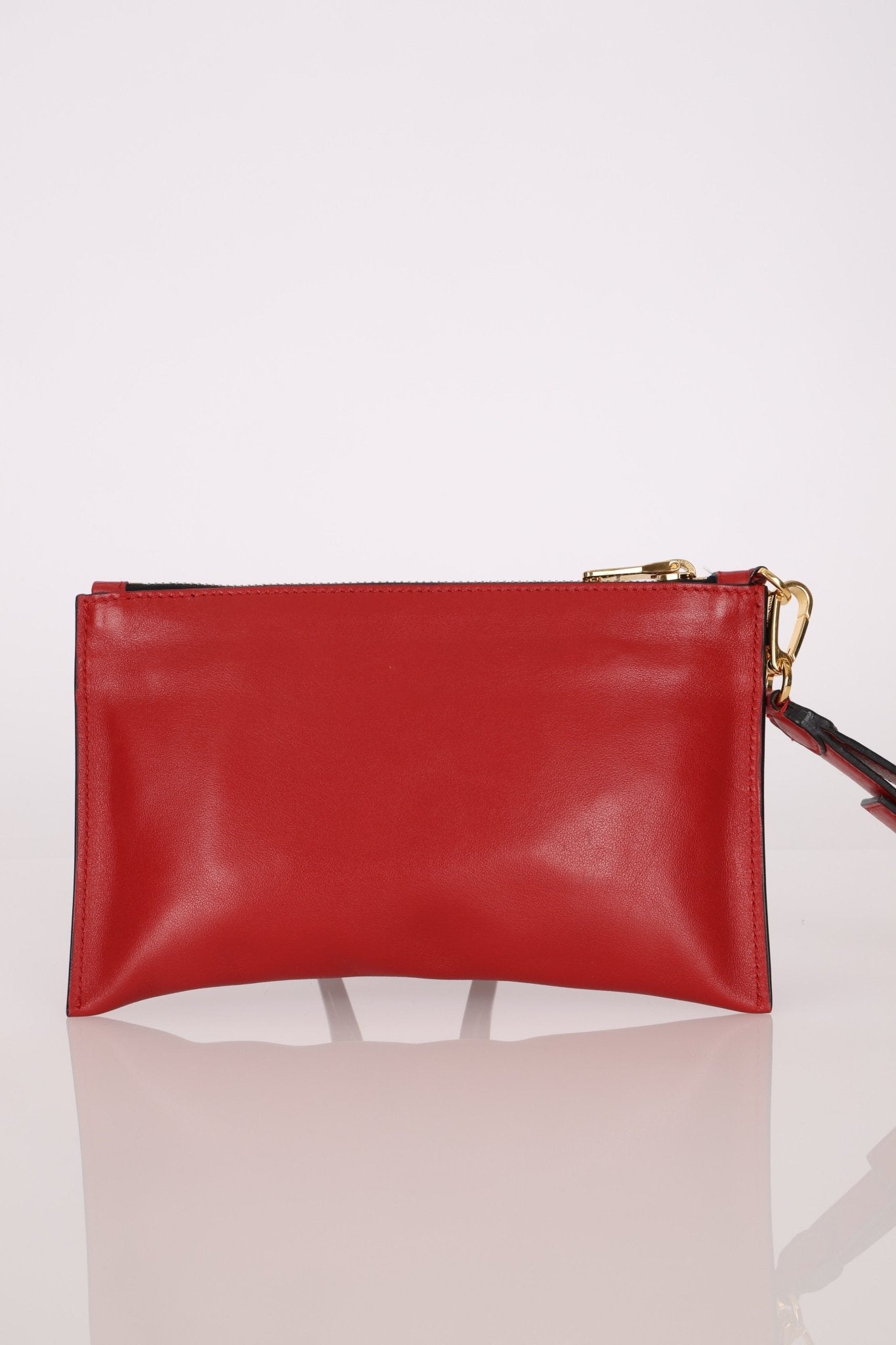 Miu Miu Bordeaux Soft Carnella Clutch - FashioNica