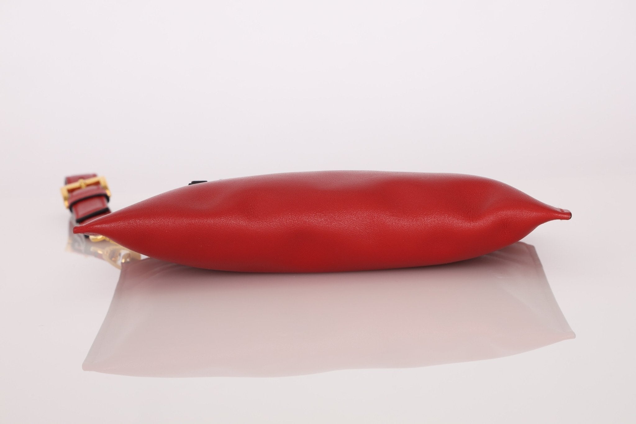 Miu Miu Bordeaux Soft Carnella Clutch - FashioNica