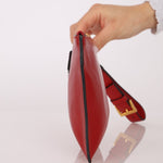 Miu Miu Bordeaux Soft Carnella Clutch - FashioNica