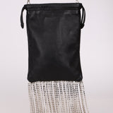 Miu Miu Chain Crystal Fringe Crossbody - FashioNica