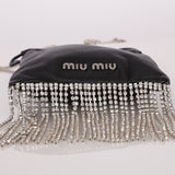 Miu Miu Chain Crystal Fringe Crossbody - FashioNica