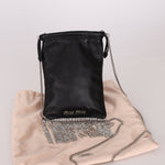 Miu Miu Chain Crystal Fringe Crossbody - FashioNica