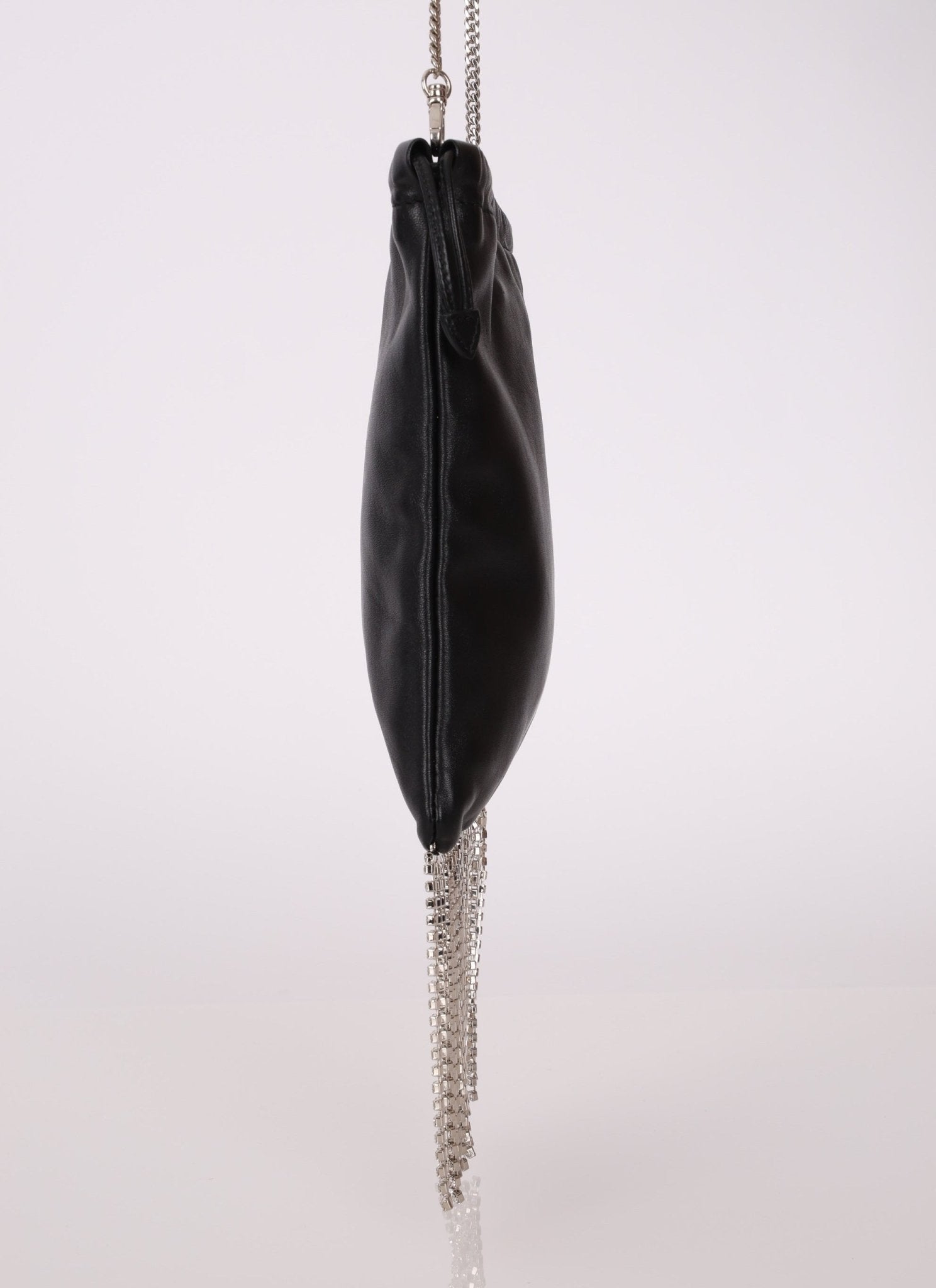 Miu Miu Chain Crystal Fringe Crossbody - FashioNica