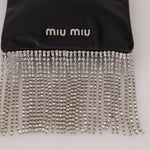 Miu Miu Chain Crystal Fringe Crossbody - FashioNica