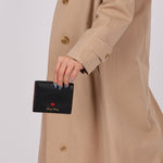 Miu Miu Heart Bifold Wallet with Chain - FashioNica