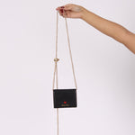 Miu Miu Heart Bifold Wallet with Chain - FashioNica