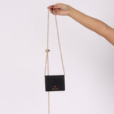 Miu Miu Heart Bifold Wallet with Chain - FashioNica