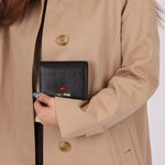 Miu Miu Heart Bifold Wallet with Chain - FashioNica