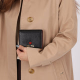 Miu Miu Heart Bifold Wallet with Chain - FashioNica