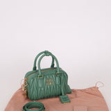 Miu Miu Matelassé Nappa Arcadie Mini Bag - FashioNica