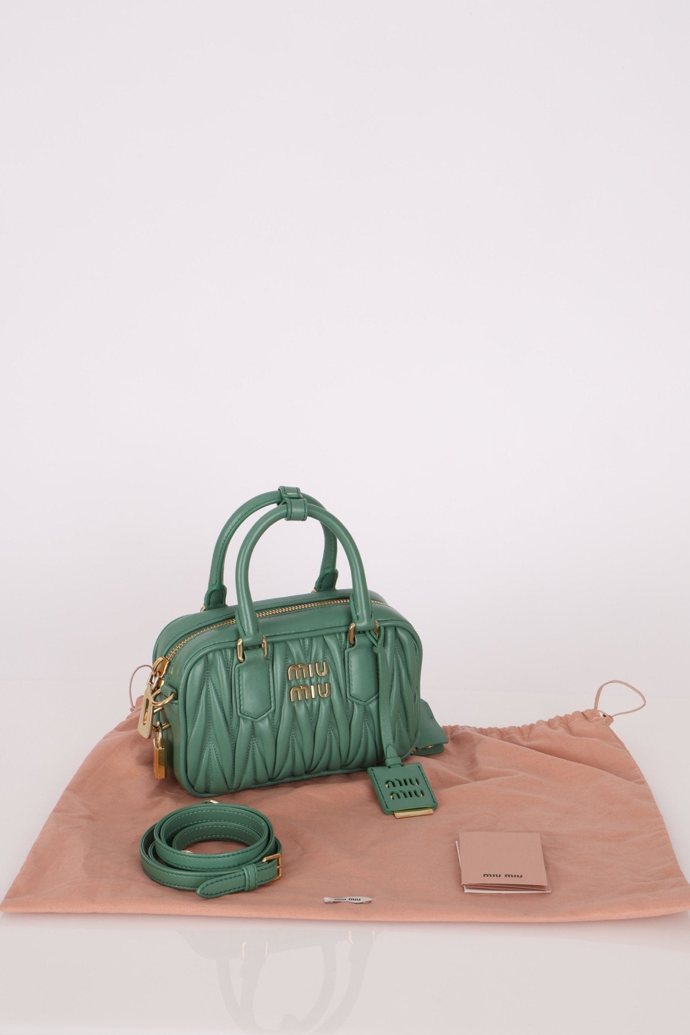 Miu Miu Matelassé Nappa Arcadie Mini Bag - FashioNica