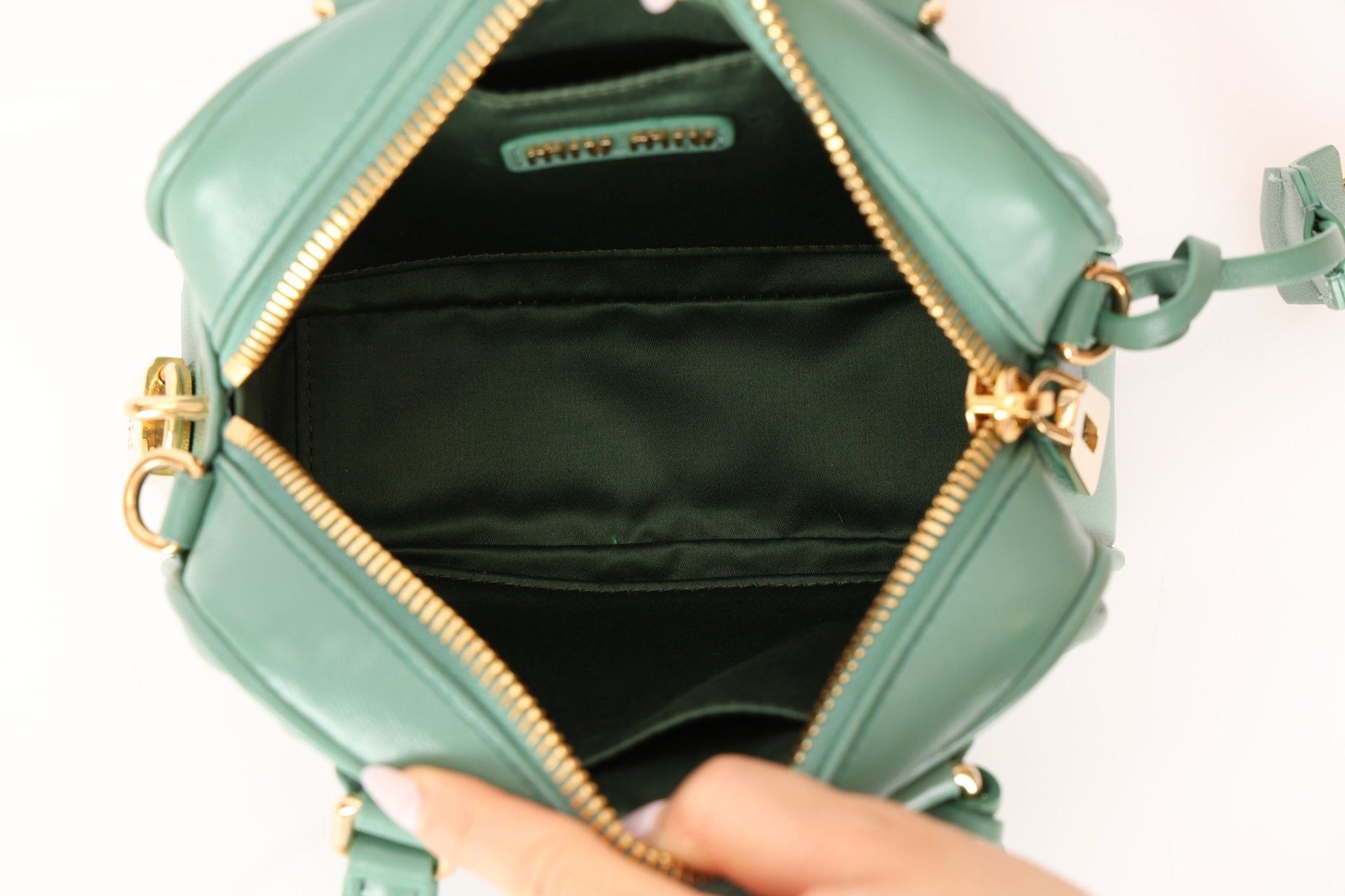 Miu Miu Matelassé Nappa Arcadie Mini Bag - FashioNica