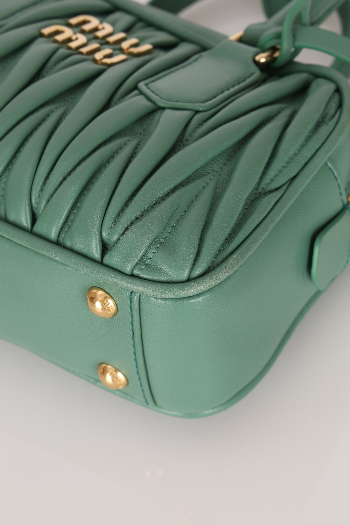 Miu Miu Matelassé Nappa Arcadie Mini Bag - FashioNica