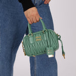 Miu Miu Matelassé Nappa Arcadie Mini Bag - FashioNica