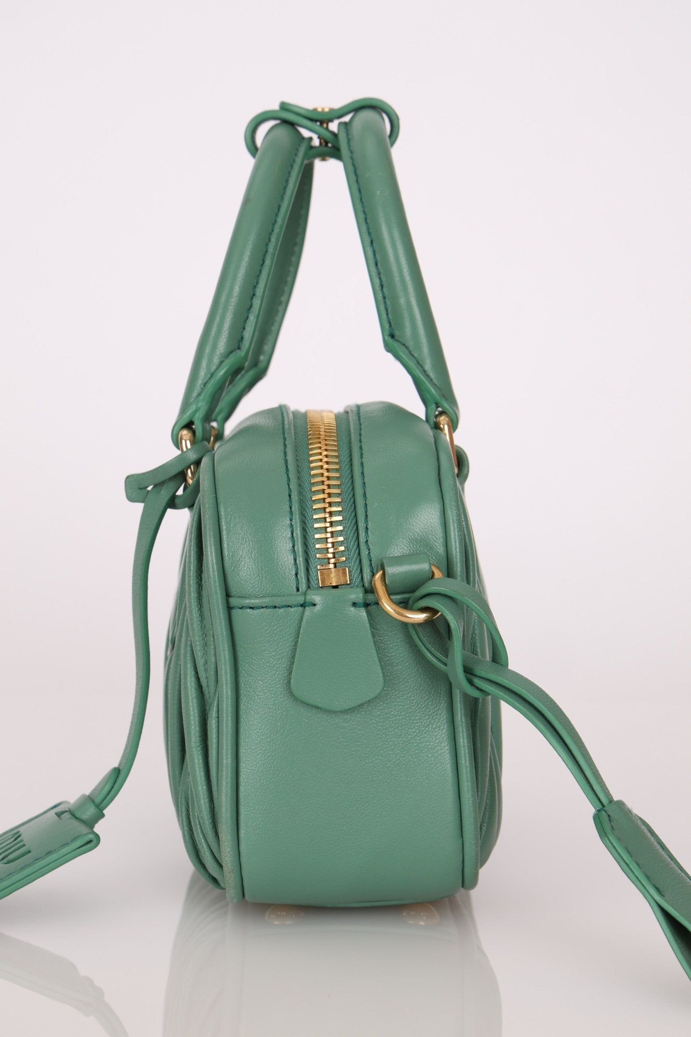 Miu Miu Matelassé Nappa Arcadie Mini Bag - FashioNica