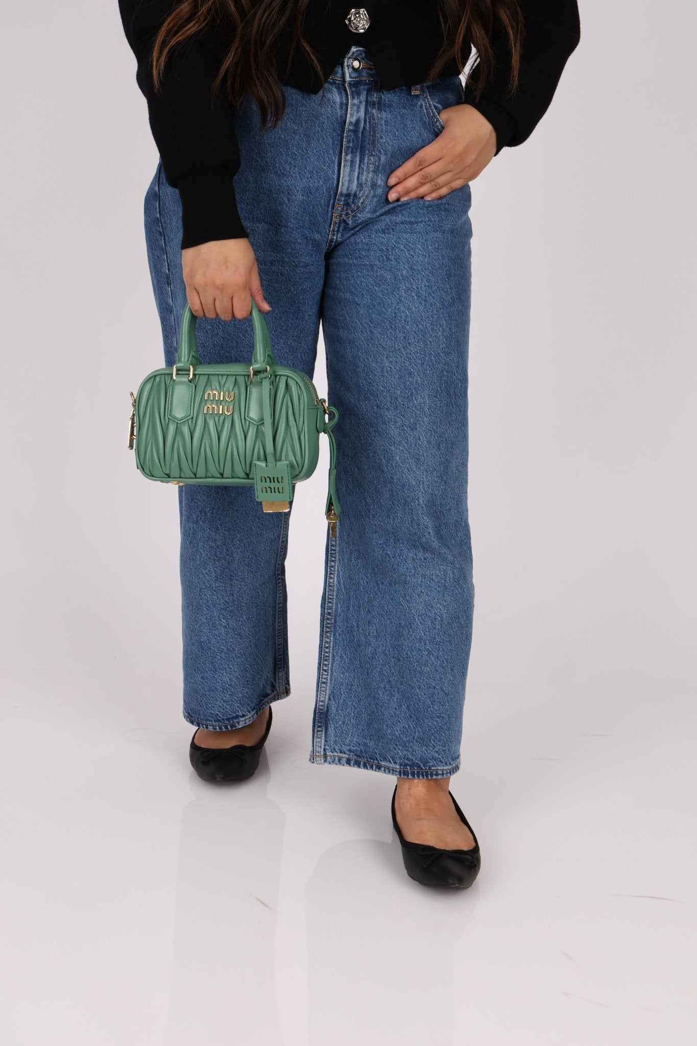 Miu Miu Matelassé Nappa Arcadie Mini Bag - FashioNica