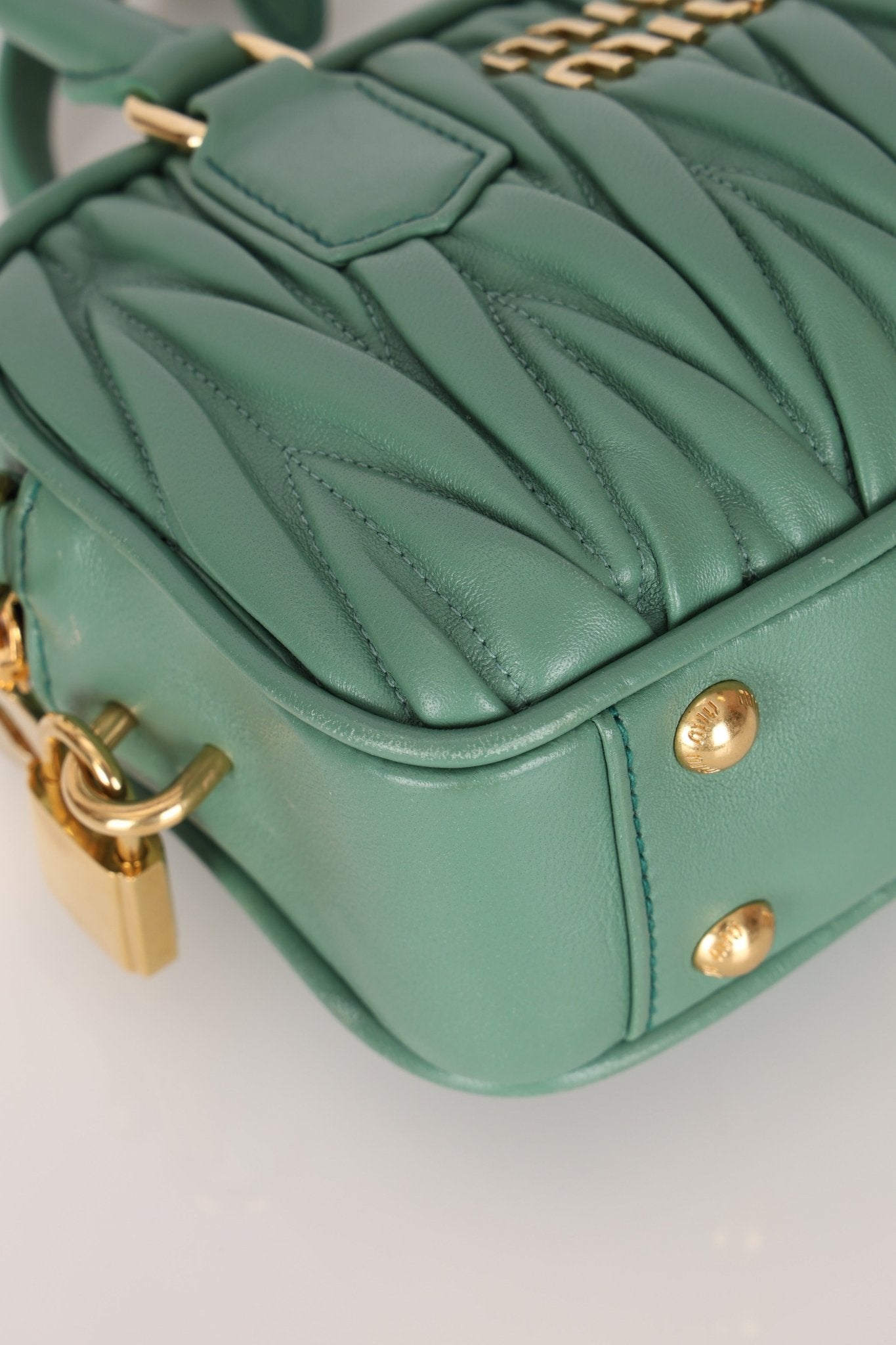 Miu Miu Matelassé Nappa Arcadie Mini Bag - FashioNica