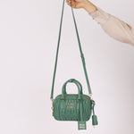 Miu Miu Matelassé Nappa Arcadie Mini Bag - FashioNica