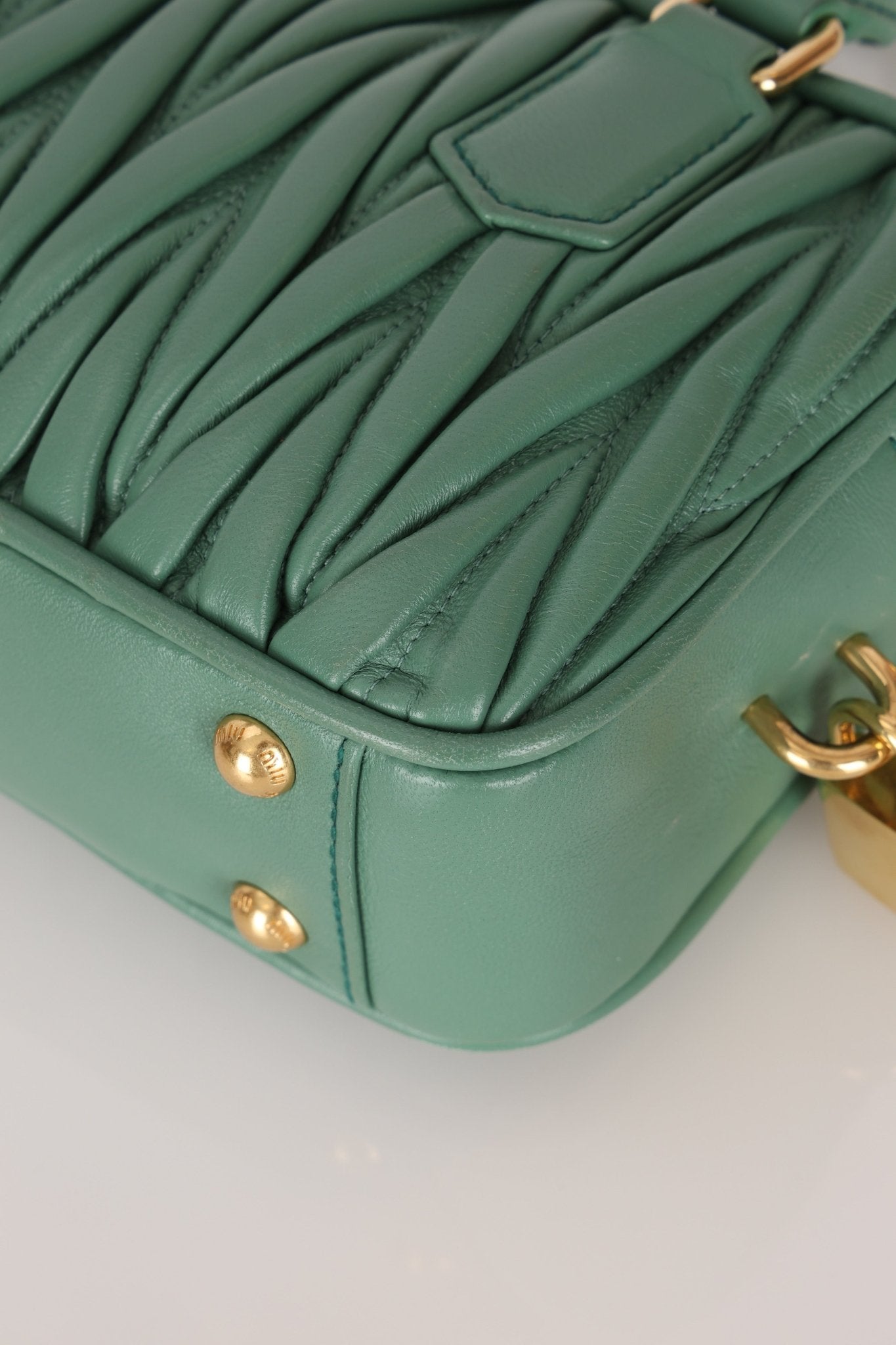 Miu Miu Matelassé Nappa Arcadie Mini Bag - FashioNica