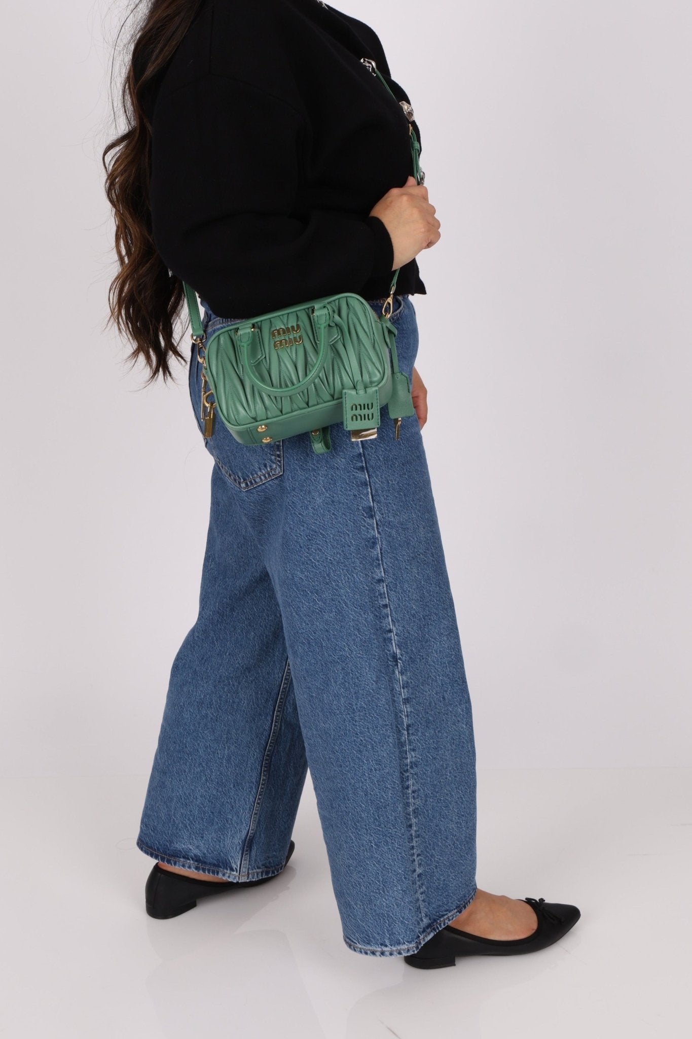 Miu Miu Matelassé Nappa Arcadie Mini Bag - FashioNica