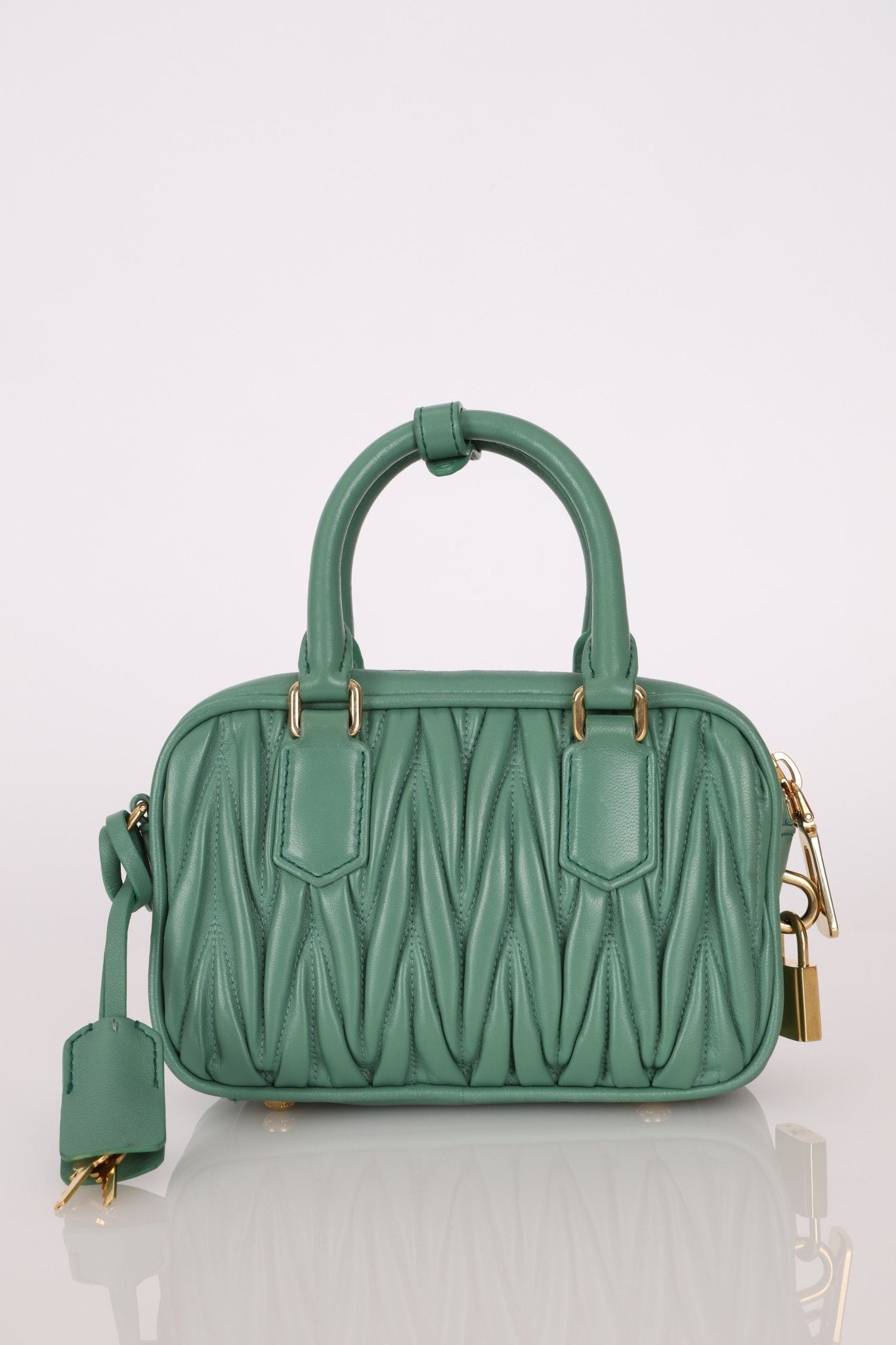Miu Miu Matelassé Nappa Arcadie Mini Bag - FashioNica