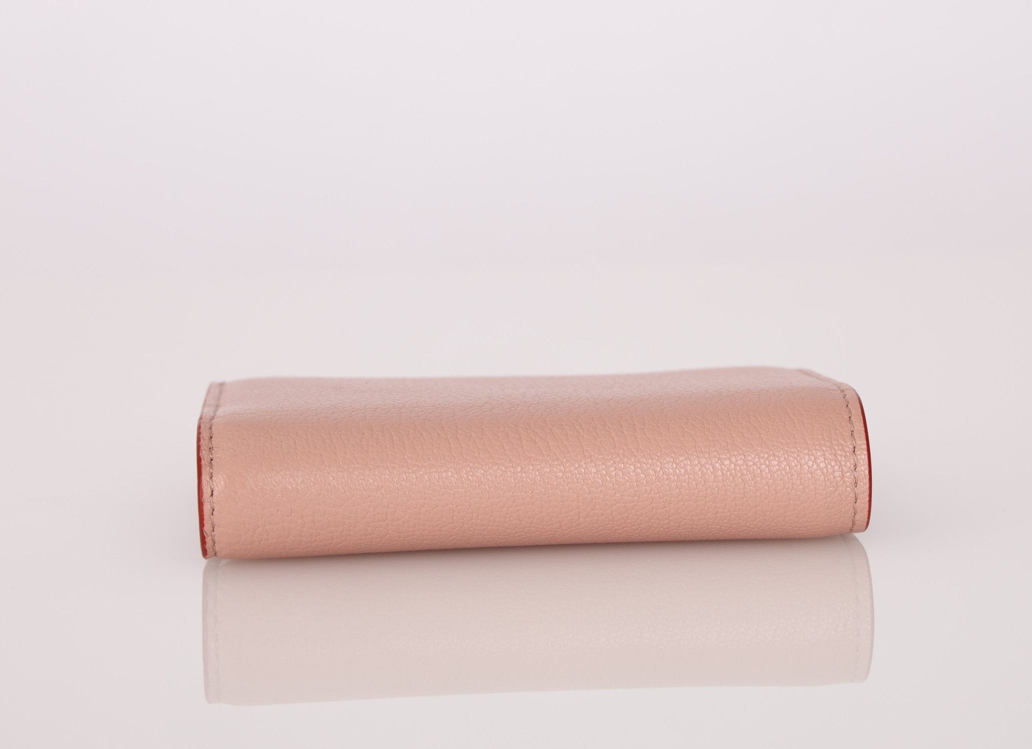 Miu Miu Pink Heart Bifold Wallet - FashioNica