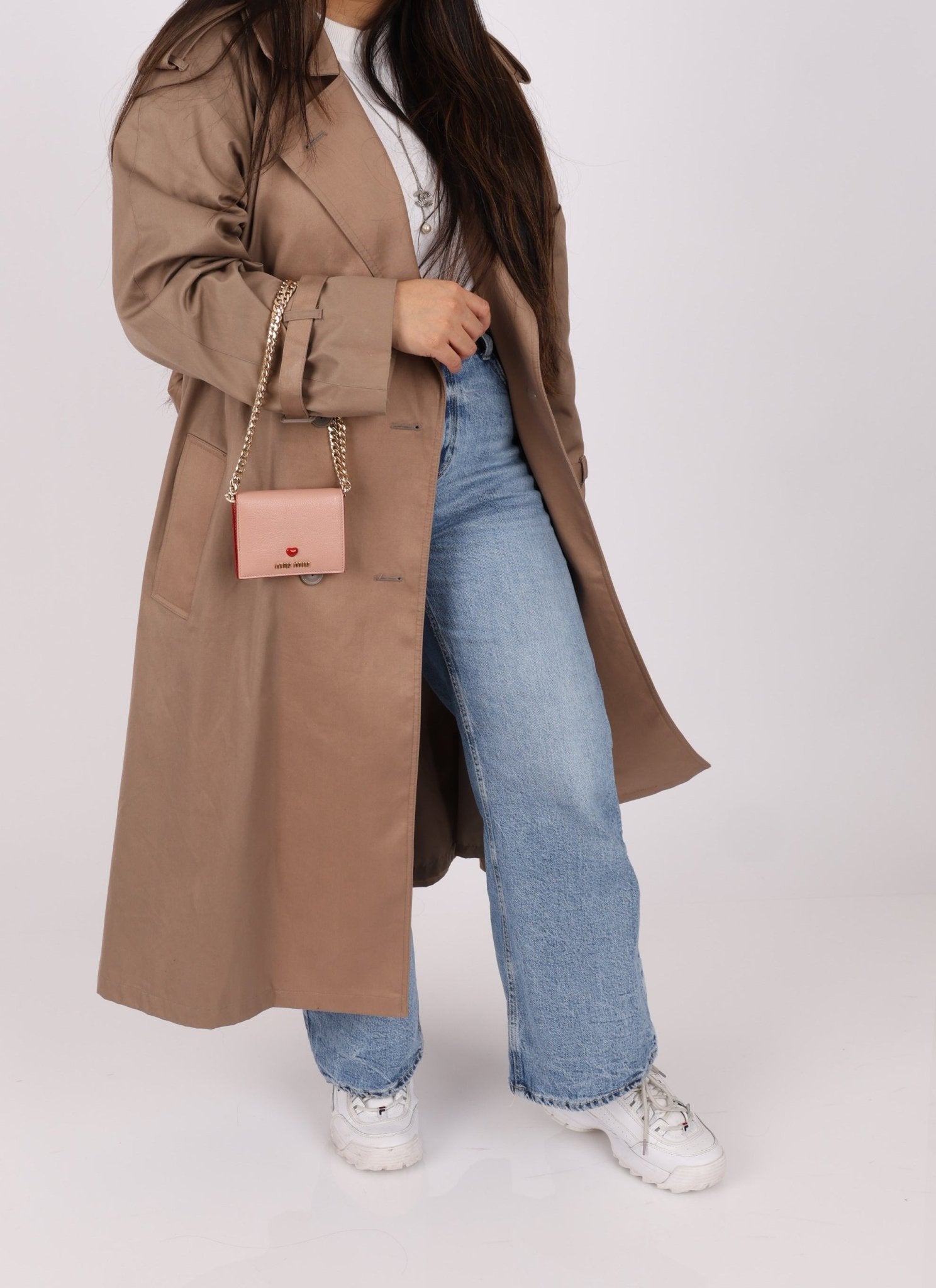 Miu Miu Pink Heart Bifold Wallet - FashioNica