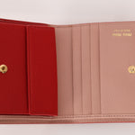 Miu Miu Pink Heart Bifold Wallet - FashioNica
