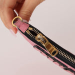 Miu Miu Pink Leather Pouch - FashioNica