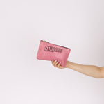 Miu Miu Pink Leather Pouch - FashioNica