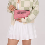 Miu Miu Pink Leather Pouch - FashioNica