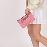 Miu Miu Pink Leather Pouch - FashioNica
